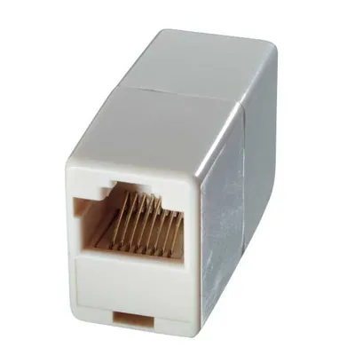 Produktbild von ViVanco™CA T 1, RJ45, RJ45, Weiß