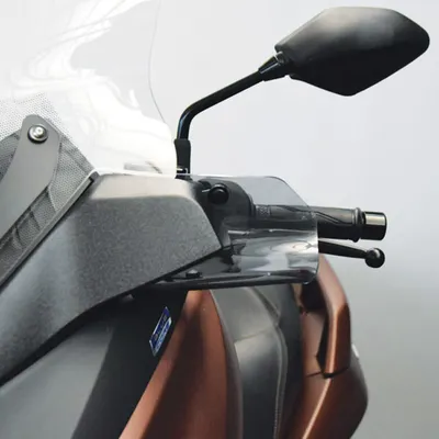 Productafbeelding van ISOTTA zwarte rookbeschermers met bevestigingspunten voor YAMAHA