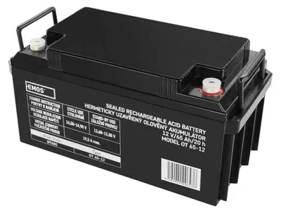 Immagine prodotto di Batteria ricaricabile al piombo Emos senza manutenzione 12 V/65 Ah M8