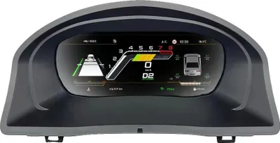 Produktbild von LCD Digitales Armaturenbrett-Cluster, Virtuelles Instrumentenpanel Cockpit, 10,25 Zoll, Mehrsprachige Unterstützung, Für EOS 2009-2016