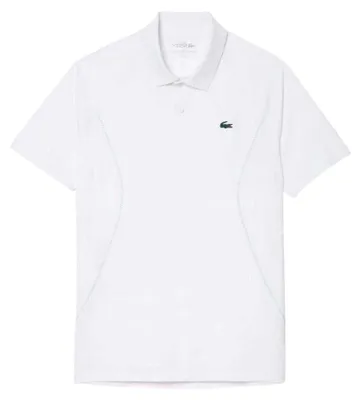 Obrázek produktu pro Lacoste – Pánské polo tričko „Tennis x Novak Djokovic“, standardní střih GT13020 (XS) (bílé)