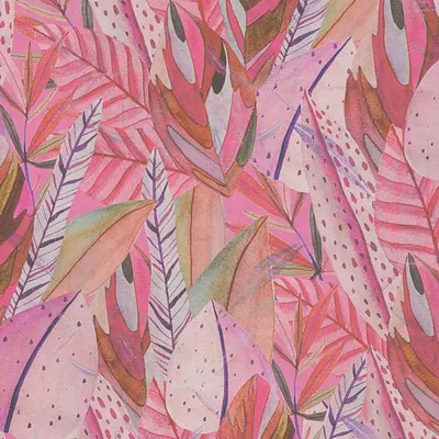 Produktbild von Profhome 782203-GU Natur Tapete Floral matt pink lila violett-blau rosa 5,33 m2