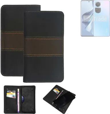 Produktbild von K-S-Trade Hülle Handyhülle kompatibel mit Oppo Reno10 Schutzhülle Walletcase Bookstyle Tasche Schutz Case Handytasche Wallet Cover Kunstleder