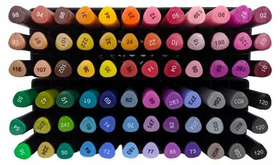 Produktbild von DecoTime Twinmarker Set Alkohol Metallic Kalligrafie 72er