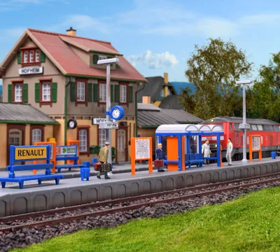 Produktbild von Kibri 39558 - H0 Bahnsteig Hofheim - Neu