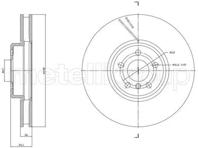 Produktbild von CIFAM Bremsscheibe für BMW 3 Touring (G21) 348,0mm 800-1868C