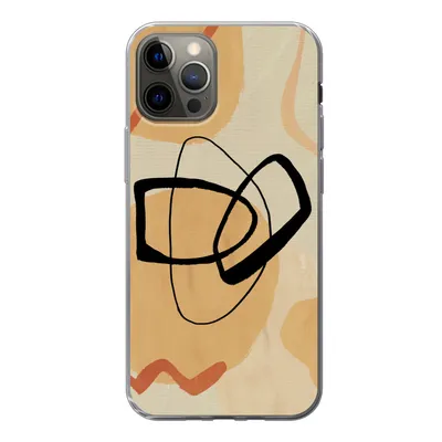 Produktbild von MuchoWow® Handyhülle Schutzhülle Hülle für iPhone 12 Pro Kunst - Geometrische Formen - Abstrakt Silikon Softcase Handy Hülle - Abdeckung