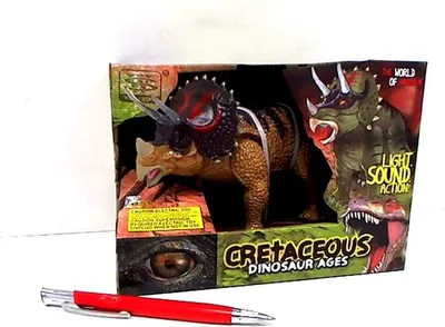 Zdjęcie produktu dla Dinozaur Na Baterie Triceratops