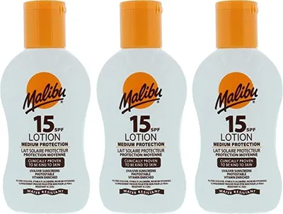 Obrázek produktu pro Malibu Ochranný krém SPF15 Voděodolný krém 100ml x3ks