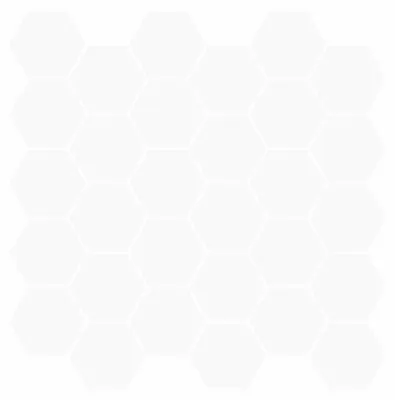 Produktbild von vidaXL Sechseckige Fliese 20 pcs Weiß 30 x 30 cm Polyurethan und PET