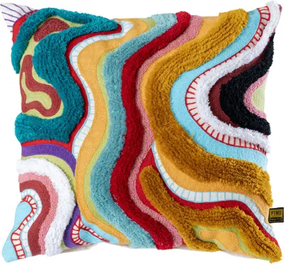 Produktbild von PTMD - Courtneay Dekokissen - Blau - 45 x 4 x 45 cm