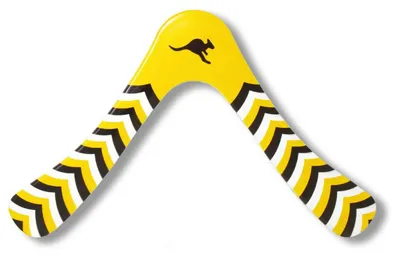 Obrázok produktu pre Boomerang Fan – plastový boomerang, 30 cm, hračka na vonkajšie použitie