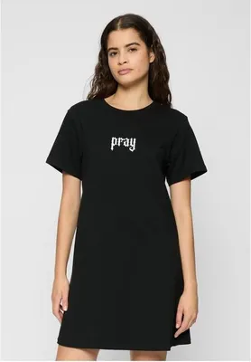 Immagine prodotto di T-shirt da donna Urban Classics Praying Hands Ladies Tee Dress nero - M
