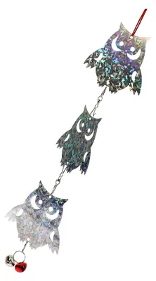 Produktbild von Reflektierender Vogelabwehr-Anhänger mit Glocken für den Garten