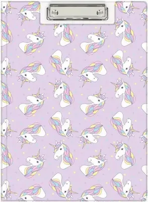 Zdjęcie produktu dla Teczka A4 z klipem nadruk Unicorn