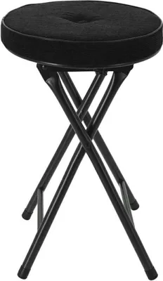 Produktbild von H&S Decoration Klapphocker - Praktisch und platzsparend Schwarz 49 cm