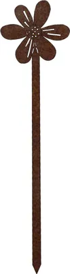 Produktbild von CORGARDEN Gartendekoration Blume 1, 65 x 16 cm, Cortenstahl CORGARDEN 1053