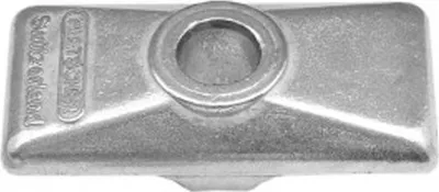 Produktbild von Pletscher ZS04-500 51616.00 Ständer-Klemmplatte F 7 Esge, silber