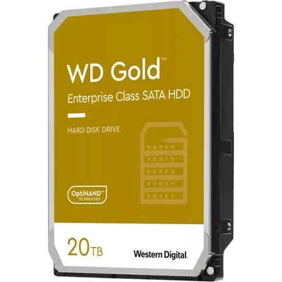 Produktbild von Western Digital Gold, 20 TB, 7200 RPM, 512 MB, 3.5", Serial ATA III
