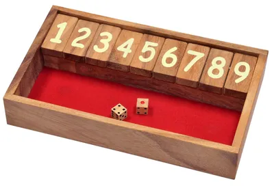 Obrázek produktu pro Jackpot size S - dřevěná hra s kostkami Shut the Box pro 2+ hráče