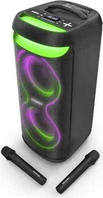 Produktbild von Energy Sistem Party Karaoke – kabellose Lautsprecher mit 150 W, Mikrofonen und LED-Beleuchtung