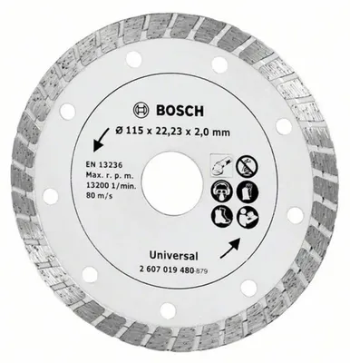 Zdjęcie produktu dla Bosch 2 607 019 480, 11,5 cm, 2 mm, 1 szt.