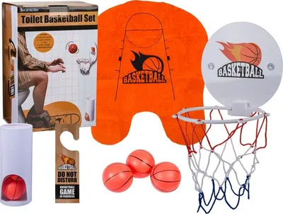 Produktbild von OOTB Toiletten-Basketball-Set 7-teilig ca. 26 cm