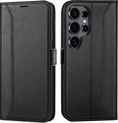 Immagine prodotto di Custodia per cellulare Samsung Galaxy S26 Ultra Custodia Flip Case Custodia pieghevole Custodia protettiva, nera