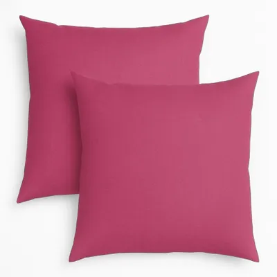 Immagine prodotto di sleepling - Set di 2 cuscini per divano, 40 x 40 cm, cuscino decorativo, cuscino, rosa
