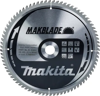 Produktbild von Makita Sägeblatt MAKBLADE 305x30x80Z
