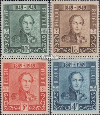 Produktbild von Briefmarken Belgien 1949 Mi 841-844 (kompl.Ausg.) postfrisch Philatelie