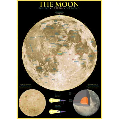 Immagine prodotto di Eurographics Puzzle La Luna, Astronomia, 1000 pezzi, 68 x 48 cm, 6000-1007