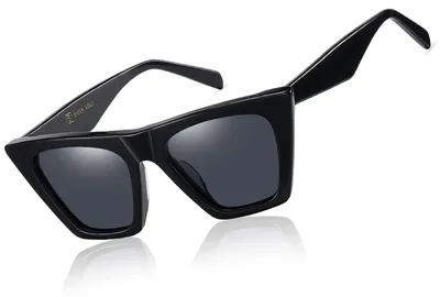 Produktbild von Retro Cat Eye Sonnenbrille mit polarisierten Gläsern