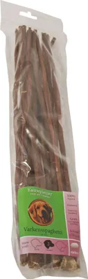 Productafbeelding van Natuurlijke snack zak varkensspaghetti 35 cm 120 gram Kauwplezier Gebr. de Boon