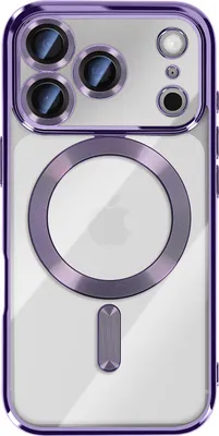 Obrázek produktu pro Avizar, ochranné pouzdro iPhone 17 Pro MagSafe kompatibilní s chromovým rámečkem, stylové, fialové