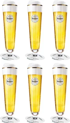 Obrázek produktu pro Sklenice na pivo Warsteiner s nožkou 300 ml - 6 kusů