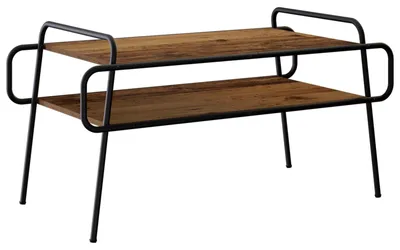 Obrázok produktu pre Konferenčný stolík z recyklovaného dreva, rozmer 100 x 50 x 51 cm, materiál: drevovláknité dosky