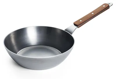 Produktbild von Woll – Carbon Steel Hochrandpfanne Ø 24 cm, 7 cm hoch – Kohlenstoffstahlpfanne PFAS-f
