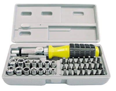 Produktbild von 10013 Ratchet Screwdriver bits and a set of 40 items, Mega