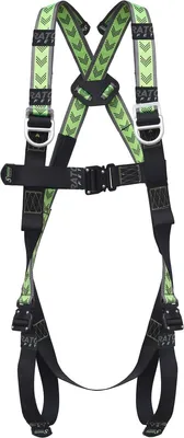 Obrázek produktu pro Kratos Safety Akros 2, tříbodový bezpečnostní postroj s 3 rychloupínacími přezkami, osobní ochranné prostředky, speciálně určený pro práce na střechách se sklonem