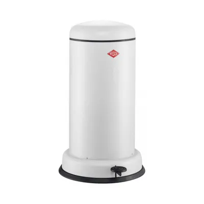 Produktbild von Wesco Baseboy 20 Treteimer, Abfalleimer, Mülleimer, Stahlblech, Weiß Matt, 20 L, 134531-74