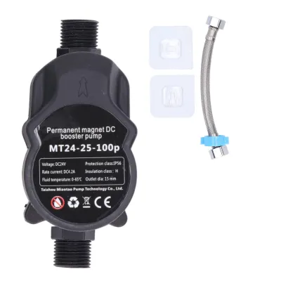 Produktbild von Druckerhöhungspumpe Automatische Wasserdruck-Duscherhöhung Umlauf-Wandhalterung 24VDC 100‑240V EU-Stecker