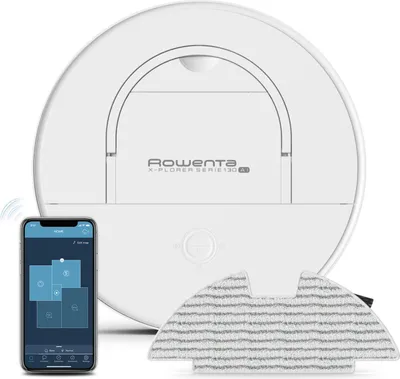 Obrázek produktu pro Rowenta X-Plorer RR9077, Bezsáčkové, Bílá, Kulatý, 3 kolo/kola, 0,5 l, Nabíjecí