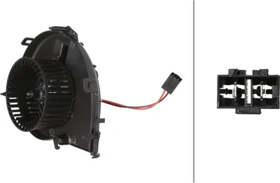 Produktbild von Innenraumgebläse 12 V 240 W 2-polig HELLA passend für u.a. OPEL CORSA