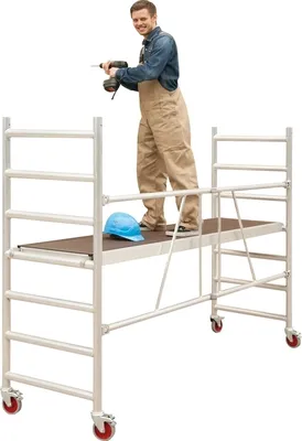 Produktbild von Alu Klappgerüst Mod. 178/250 - Länge: 1,80 m, Breite: 0,70 m, max. Arbeitshöhe: 3 m