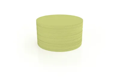 Produktbild von magnetoplan Kommunikationskarten rund gelb, 500 Stk. Ø 140 mm