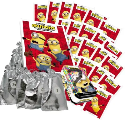 Produktbild von Minions - Auf der Suche nach dem Mini-Boss - Sammelsticker-Adventskalender 2022 - 24 Überraschungen mit Zusatz