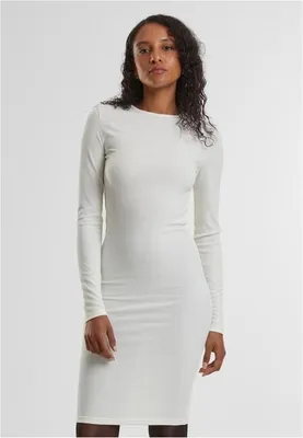 Obrázek produktu pro Dámské šaty Urban Classics Ladies Rib Dress whitesand - 5XL