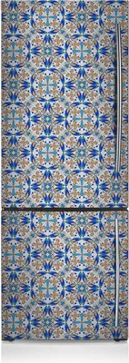 Produktbild von Aufkleber Kühlschrankmagnete Dekoration Kühlschrankfolie 60x190 cm - Marokkanische Verzierung