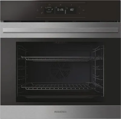 Image de Four intégrable 78l 60cm pyrolyse inox/noir - Rosieres - RO6H5G3YTX -